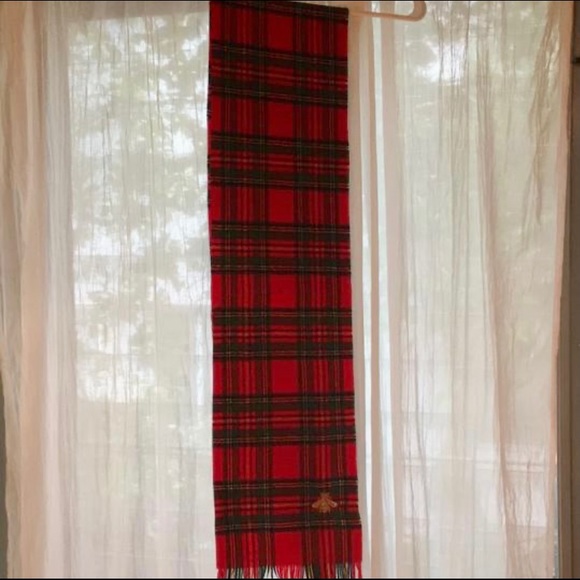 Gucci Bee Plaid Wool Scarf Unisex. Like New. - Picture 15 of 15